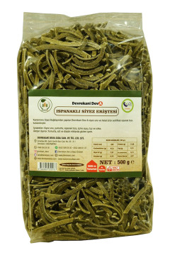 Ispanaklı Siyez Eriştesi 500 Gr