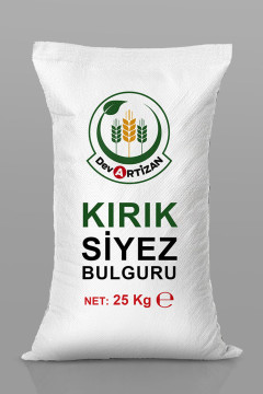 Kırık (Dolmalık) Siyez Bulguru 25 Kg