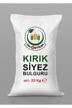 Kırık (Dolmalık) Siyez Bulguru 25 Kg