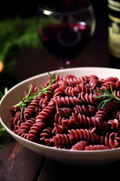 Kırmızı Pancarlı Siyez Makarnası 300 Gr