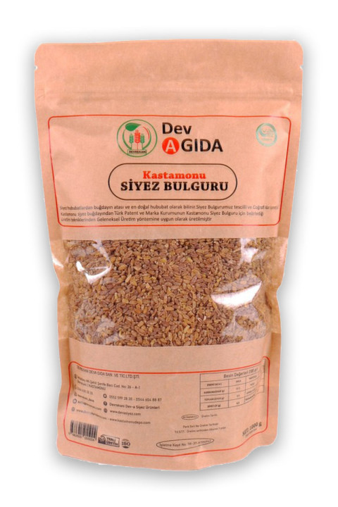 Pilavlık Siyez Bulguru 1 Kg (Aç-Kapa Ambalaj)