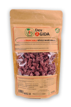 Kırmızı Pancarlı Siyez Makarnası 300g (Aç-Kapa Ambalaj)