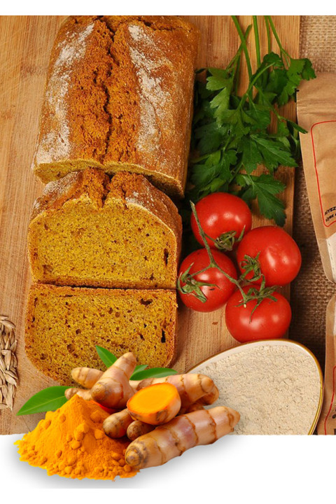 Zerdeçallı Siyez Çöreği 500 Gr