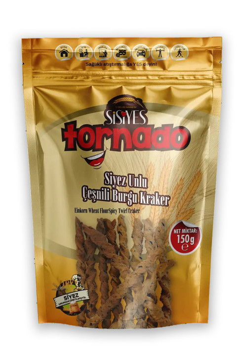 Sisiyes Tornado Burgu Kraker 150 Gr