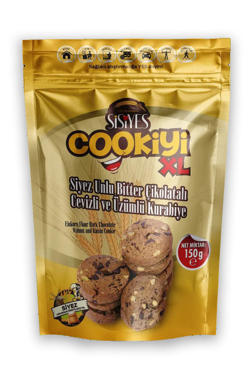 Sisiyes Cookiyi XL Siyez Kurabiye 150Gr