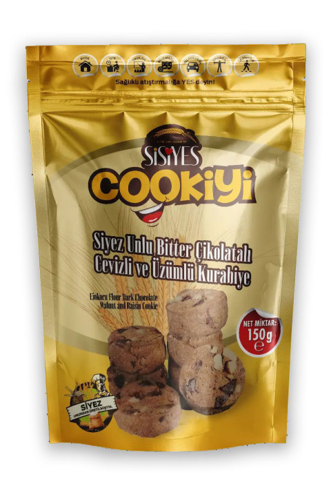 Sisiyes Cookiyi Siyez Kurabiye 150Gr