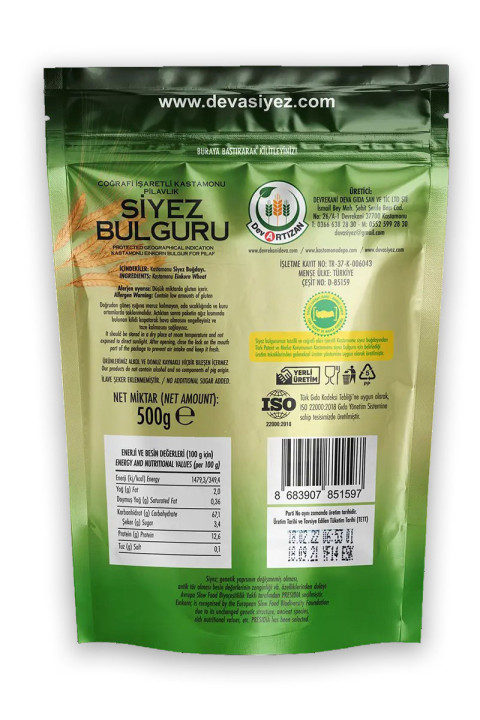 Devartizan Siyez Bulguru 500 Gr