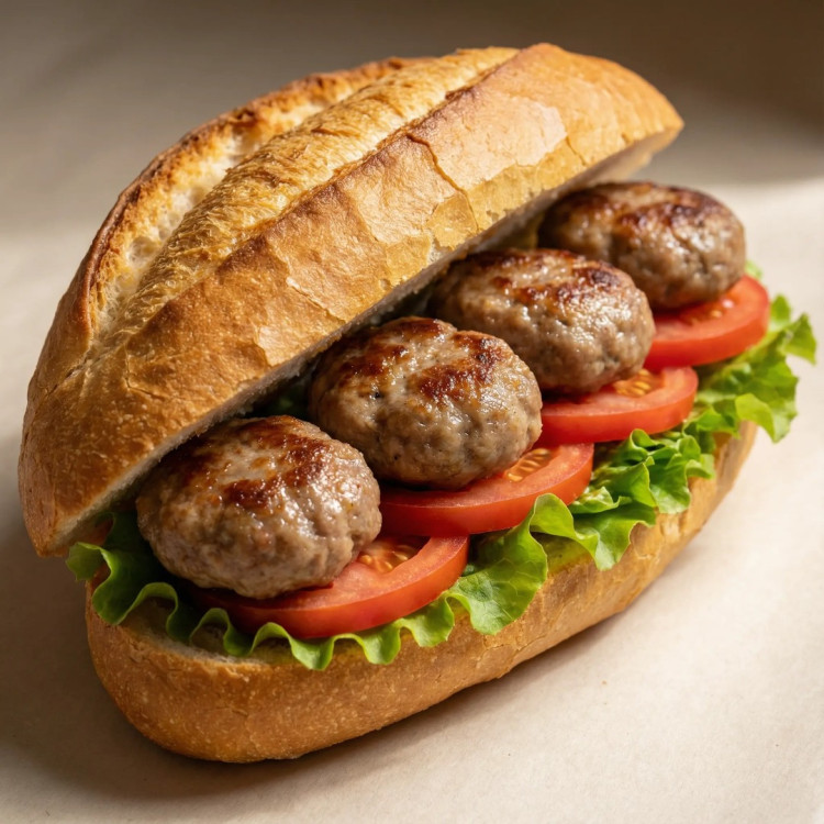Ekmek arası Anne köftesi
