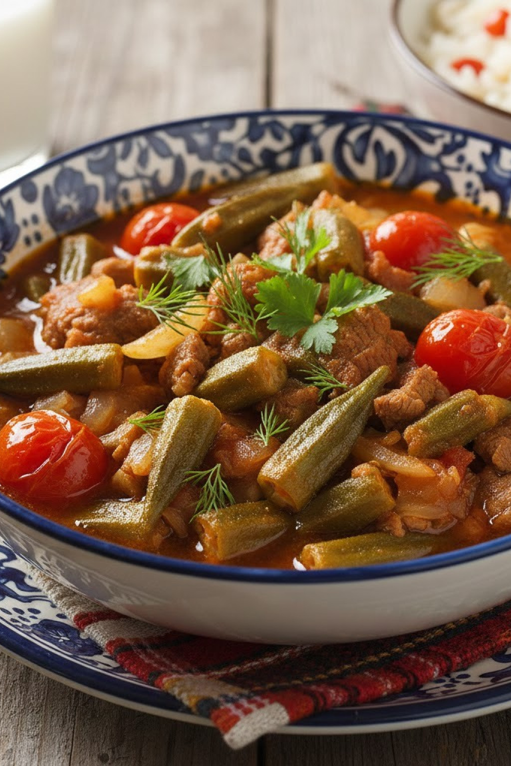 domatesli bamya (etsiz)