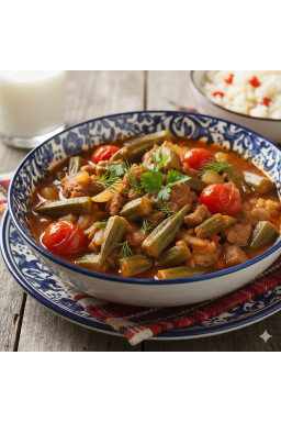 domatesli bamya (etsiz)