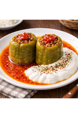 Etli biber kabak dolma
