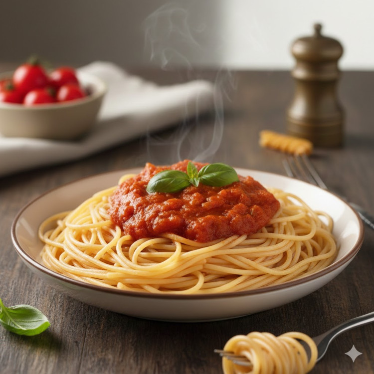 Glutensiz domates soslu makarna