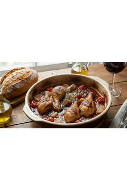 Fırında kekikli tavuk but (2 adet)