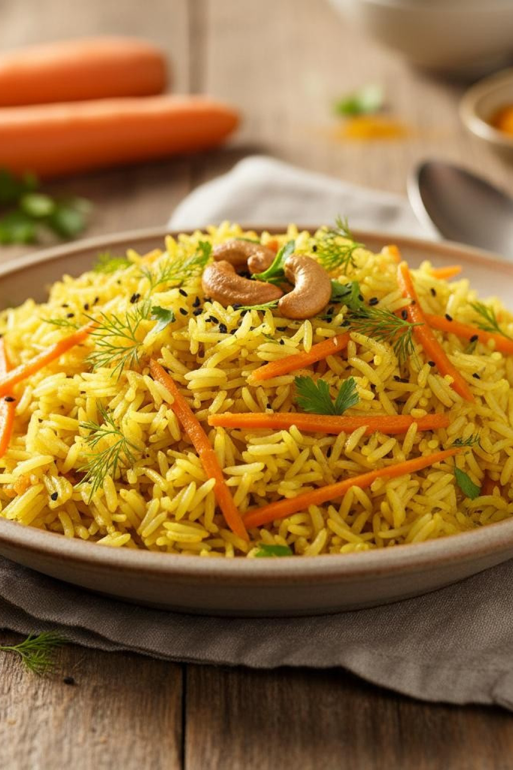 Zerdeçallı basmati pilav