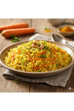 Zerdeçallı basmati pilav