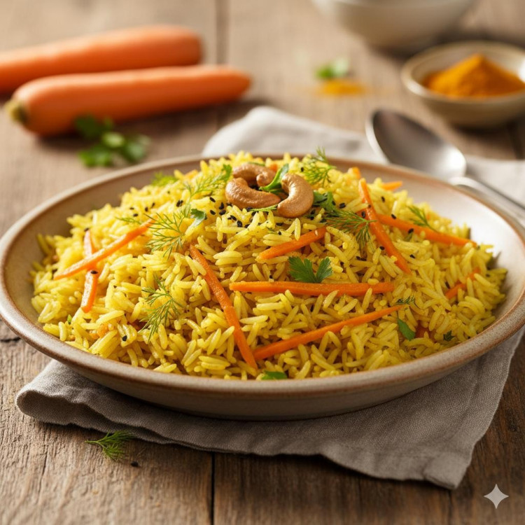 Zerdeçallı basmati pilav
